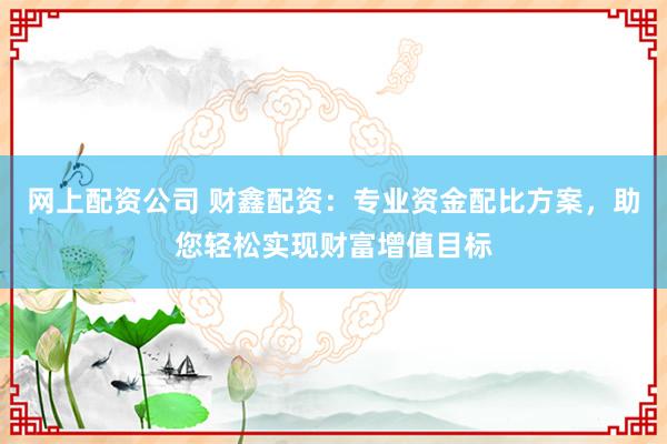 网上配资公司 财鑫配资：专业资金配比方案，助您轻松实现财富增值目标