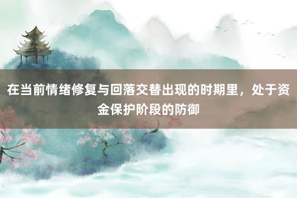 在当前情绪修复与回落交替出现的时期里，处于资金保护阶段的防御