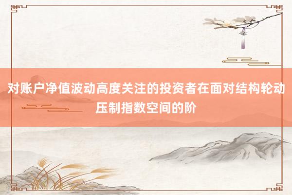 对账户净值波动高度关注的投资者在面对结构轮动压制指数空间的阶